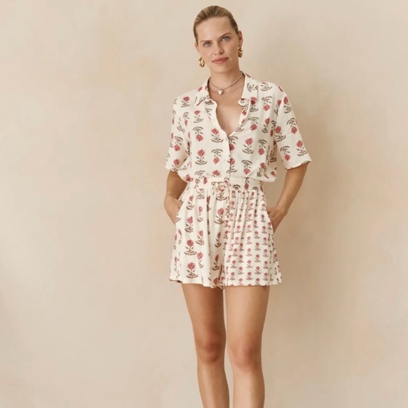 VRG GRL ZIMA SHORTS AND SHIRT BOHEME SET - Picture 3 of 6